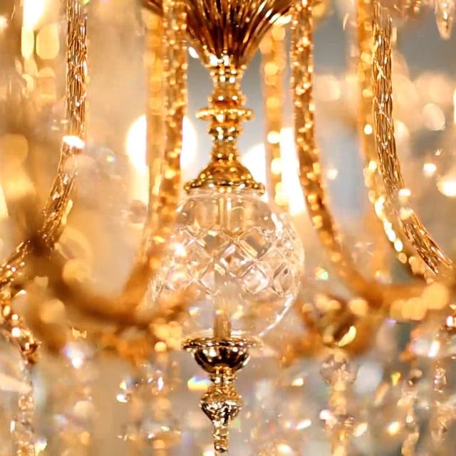 Close-up of a textured gold surface